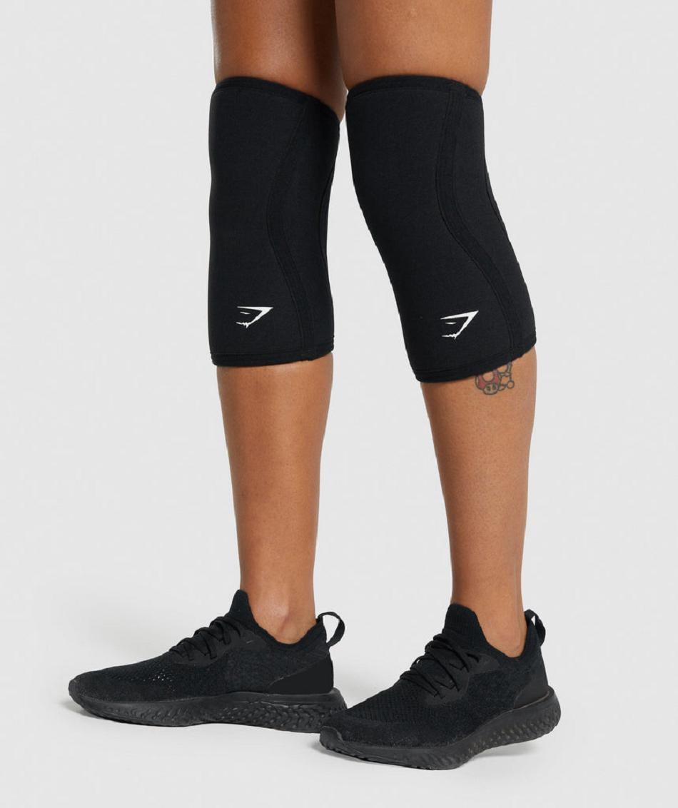 Gymshark Knee Sleeve 5mm Muške Oprema Crne | HR 3109QMA